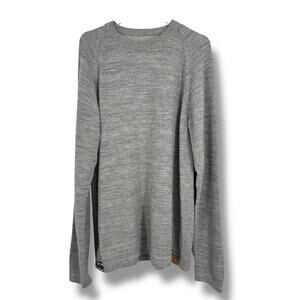 Paka sweater The Original Crew XXL baby alpaca pullover raglan gray Peru unisex